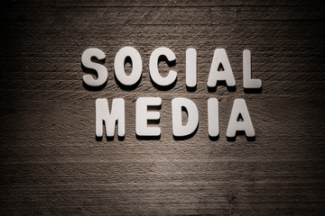 Fototapeta premium Social media