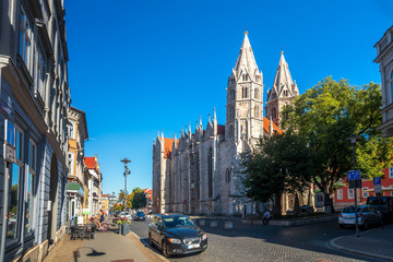 Obraz premium Mühlhausen, Divi-Blasii-Kirche 