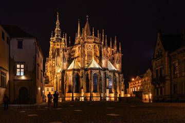 Fototapeta na wymiar St. Vitus Cathedral in Prague