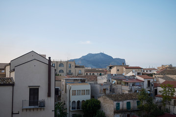 Obraz premium Palermo, Italy - September 06, 2018 : View of Palermo from Palazzo Ajutamicristo