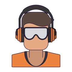 Construction worker avatar