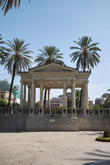 Obraz premium Palermo, Italy - September 07, 2018 : View of Palchetto della Musica