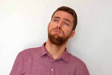 Homme blasé