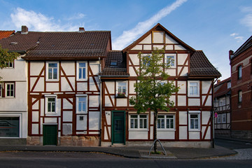In der Altstadt von Eschwege, Werra, Hessen, Deutschland 