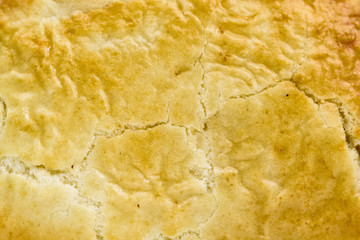 cottage cheese cookies on white background