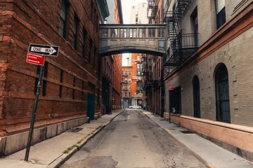 Fototapete New York Staple Street in New York City