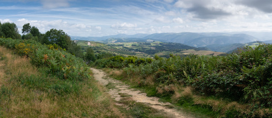 Fototapeta na wymiar Camino Primitivo, Asturias, Spain