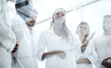 Team of scientists in a laboratory