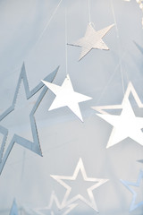 stars on the background, new year christmas decor