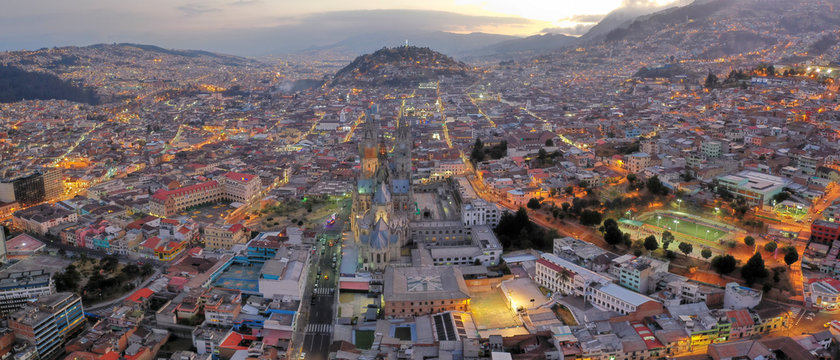 Centro hist&oacute;rico Quito Ecuador
