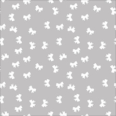 Seamless beauty bow pattern. Cute fashion illustration. Decorative background.Design template for wallpaper,fabric,wrapping,textile