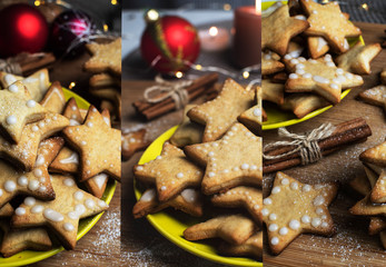 star shaped ginger cookies