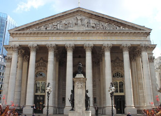 Royal Exchange in London, UK