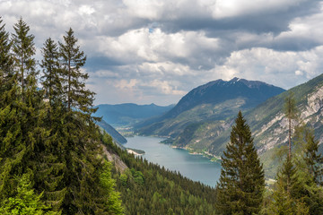 Fototapeta na wymiar Lake Achen - Achensee, Austria