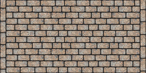 Pavement texture of regularly smooth stones 0021