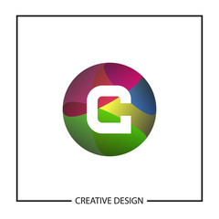 Initial Letter C Logo Template Design Vector Illustration