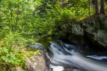 waterfalls in the forest
