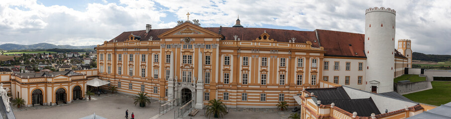 Obraz premium Панорама монастыря в Мельке