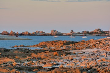 Paysage de mer en Bretagne