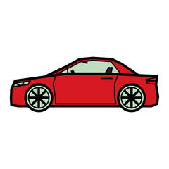 Obraz na płótnie Canvas Plain Car Icon