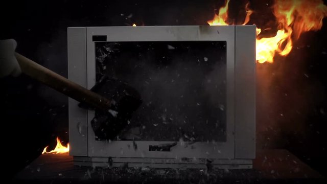 Broken TV