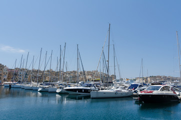 Fototapeta na wymiar Marine Station of Valletta