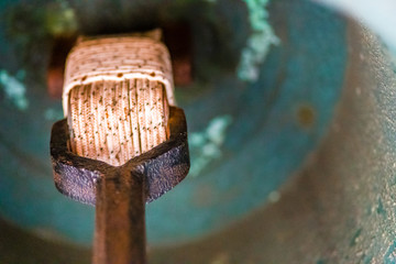 Clapper of ancient bell