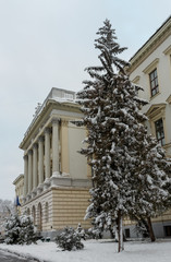 Winter Lviv city, Ukraine