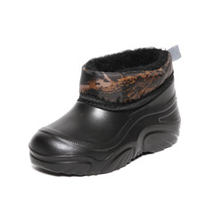 Women's rain boots isolated on white background