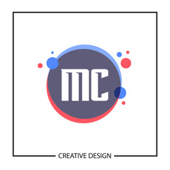 Initial Letter MC Logo Template Design Vector Illustration