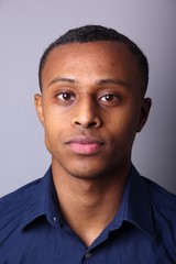 Obraz premium Portrait of a beautiful black man