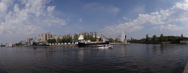 Naklejka premium Panorama of the embankment