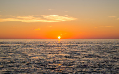 Sunset at Portland Bill, 20 October 2018