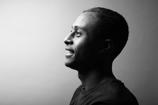 Portrait of a beautiful black man