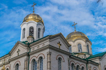 A view to Transfiguration Church, an orthodox church in the center of Chisinau, Republic of Moldova