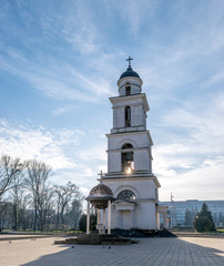 Obraz premium The Metropolitan Cathedral Nativity of the Lord, the main cathedral of the Moldovan Orthodox Church in Central Chisinau, Moldova