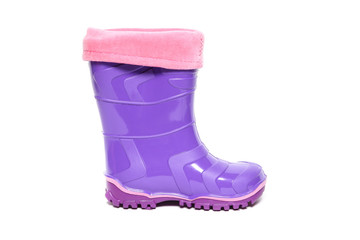 kids Rain Boots on white