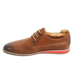 Office leathers man shoes isolated on white