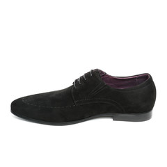 Office leathers man shoes isolated on white