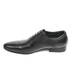 Office leathers man shoes isolated on white