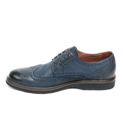 Office leathers man shoes isolated on white