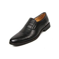 Office leathers man shoes isolated on white