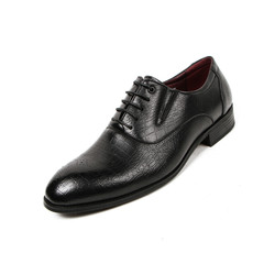 Office leathers man shoes isolated on white