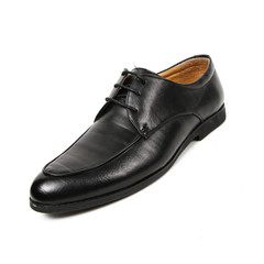 Office leathers man shoes isolated on white