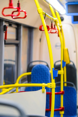 The image of the bus interior