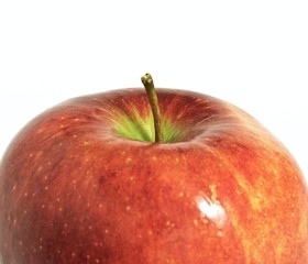red apple isolated on white background