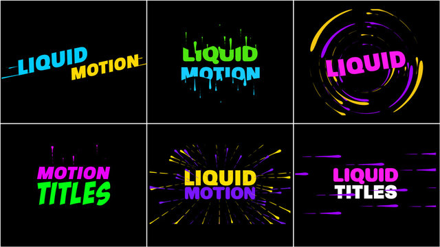 Liquid Motion Titles