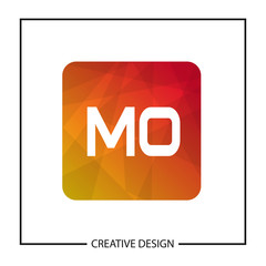 Initial Letter MO Logo Template Design Vector Illustration