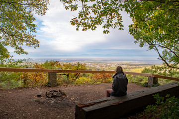  Auf der Sophienruhe oberhalb von Badenweiler
