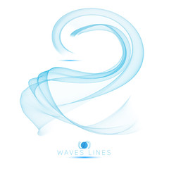 blue wave blend full transparency abstract background template - 231072476